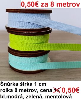 dopredaj stuziek po 0,50e za cele rolky - 6