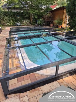 Zastrešenie bazéna, bazénu, 370 x 640 x 55 cm SYSTEM COVERS - 6