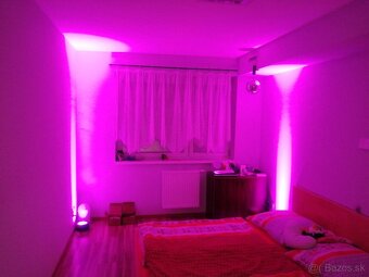 4ks led par reflektory na diaľkové ovládanie s TAŠKOU - 6