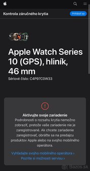 REZERVOVANE Apple Watch 10 46mm Jet Black - neaktivované - 6