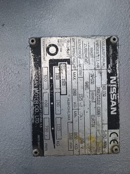 Elektrický vysokozdvižný vozík Nissan 1N1L5Q - 6