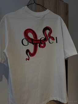 Tricko gucci biele nové - 6