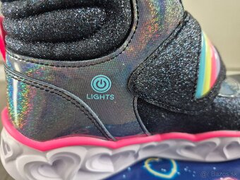 Sketchers Heart Light - dievčenské svietiace topánky 32 - 6