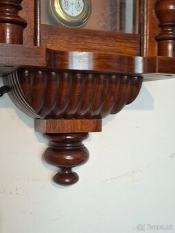 Predám funkčné starožitné hodiny ALTDEUTSCHE (židovky) s jel - 6