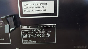 CD přehrávač SONY CDP-415 - 6