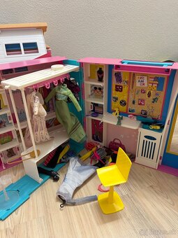Barbie domček, salon, doplnky - 6