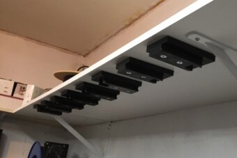 Nástenný držiak na organizáciu náradia Milwaukee 18V - 6