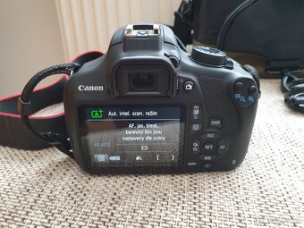 Canon EOS 1200D + objektív + blesk + taška - 6