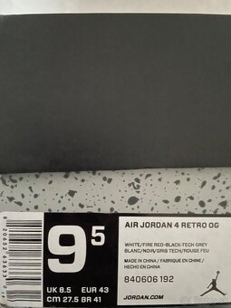 Jordan 4 white cement - 6
