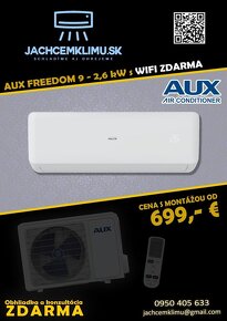 Klimatizácia AUX Freedom 09 – 2,6 kW - 6