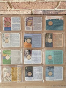 pamätné mince, coincards, mincové kartičky, sady mincí SK - 6