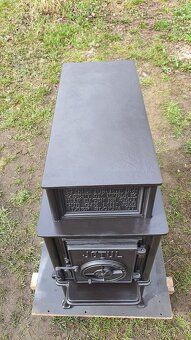 Liatinové kachle Jotul F 118 N čierný lak - 6