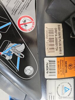 Autosedačka Römer Britax Baby Safe SHR 2 - 6