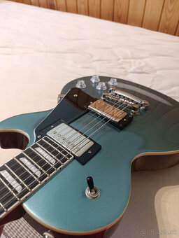 Epiphone Les Paul Modern Faded Pelham Blue predaj - 6