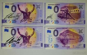 0€ / 0 euro suvenírová bankovka prítlač gold - výmena - 6