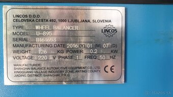 vyvažovačka U895 - 6