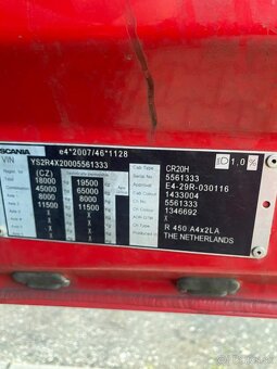 Prodáme tahač Scanii R 450, rok: 07/2019, automat, euro 6, - 6