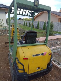 Yanmar B 15-3 minibager vaha 1500kg, - 6