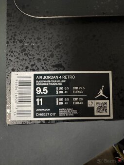 Predám Jordan 4 Retro Thunder - 6