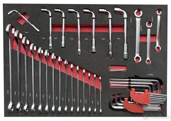 Dielenský vozík s 335 ks náradia,7 zásuviek - 6