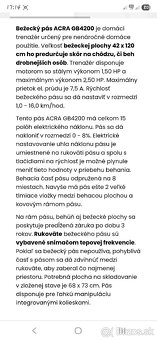Bežecký pás Acra GB4200 - 6