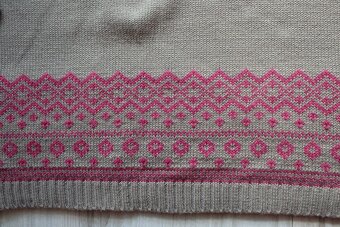 Ružovo hnedý sveter značky BOYSEN S, v. 44/46 - 6