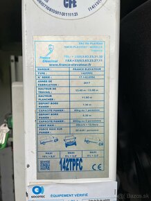 Plošina montážna 13,90 m pre 2 osoby - 6