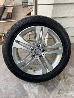 Mercedes original disky + zimne pneu Bridgestone R18 235/50 - 6