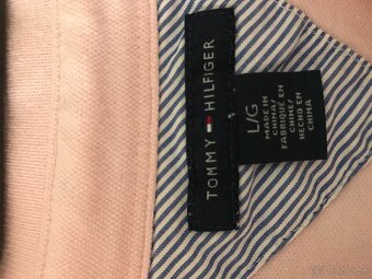 TOMMY HILFIGER originál pudrove damske polotricko L - 6