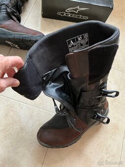Vysoké čižmy Alpinestars Adventure hnedo-čierne 44.5/10 - 6