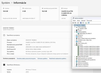 Herný PC,i5-8400,RX 5600XT 6GB,16GB RAM,M.2 - 6