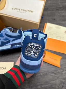 Louis Vuitton tenisky all Blue komplet balenie - 6