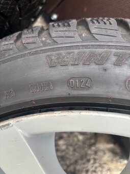 BMW disky 5x120 r17 pneu 225/45 r17 zimné - 6