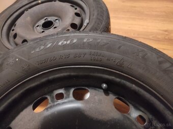 Zimné / Celoročné pneumatiky, plechové disky, puklice - 6