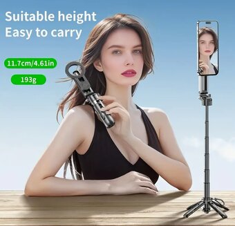 Predám selfie tyč na mobil s magnetom a stojanom - 6