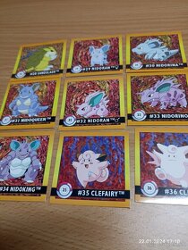 Pokemon samolepky Artbox z roku 1999 - 6