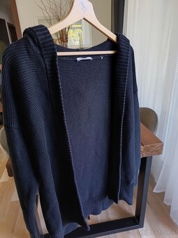 Esprit tmavo modrý navy cardigan M - 6