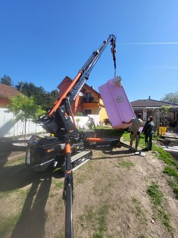 Prenájom minižeriavu BG lift 250 - 6