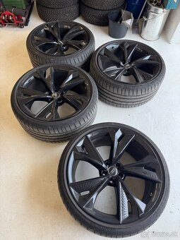 Originál Audi RS6 C8 22” disky + letné pneu Hankook - 6