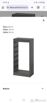 Trofast Ikea úložný systém police - 6
