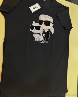 Šaty Karl Lagerfeld čierne - 6