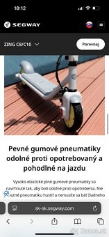 Detská elektrická kolobežka Ninebot - 6