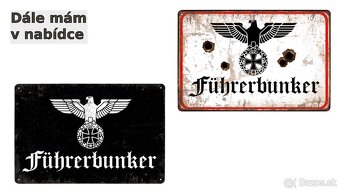 plechová cedule - Deutscher Volkssturm-Wehrmacht, Berlin 45 - 6