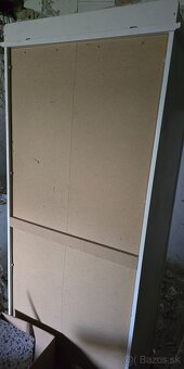 biela skina so zrkadlom IKEA - 6
