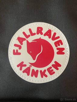 Batoh Fjällräven Kanken military s vínovými popruhmi - 6