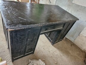 Drevený písací stôl - 6