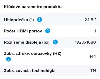 Herný monitor Lenovo - 6