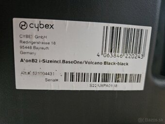 Cybex set Aton B2 vajicko+zakladna+adaptery - 6