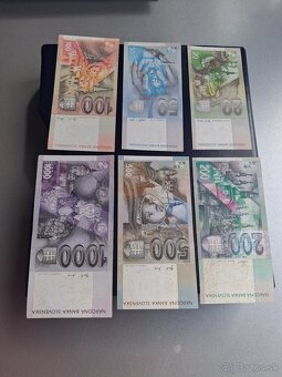 Sada Slovenských bankoviek - 6
