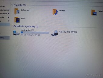 veľký 17" ntb DELL / Intel core i5 / 8gb ram / 500gb ssd - 6